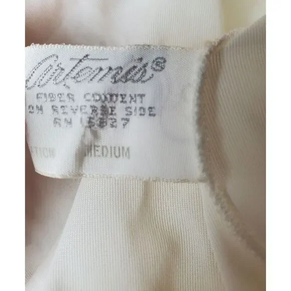 Vintage Sleepwear Artemis Long Lace Robe Medium Short Sleeve Trad Wife Romantic - Picture 6 of 7